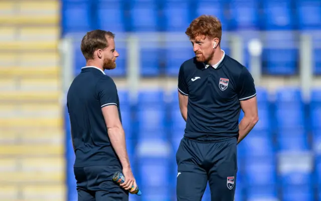 Ross County duo Josh Sims and Simon Murray