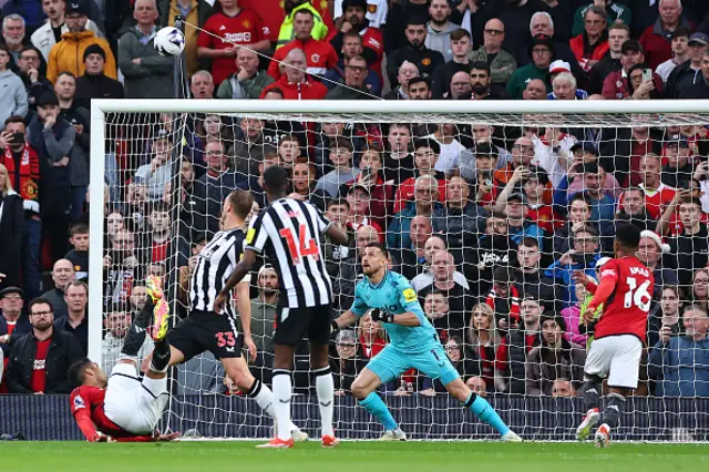 Casemiro of Manchester United with a chance on goal