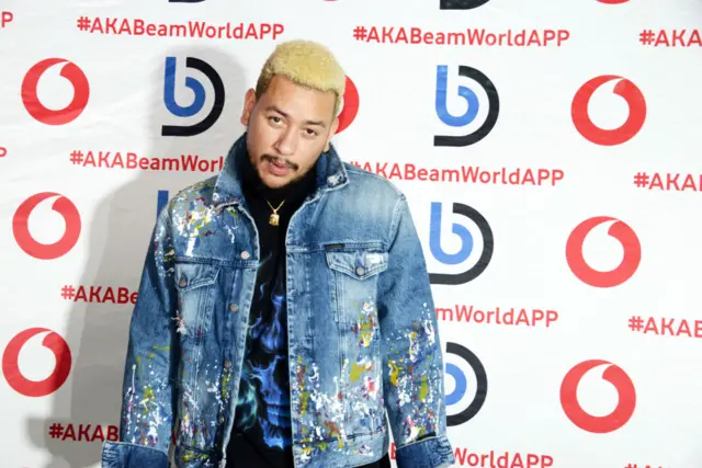 outh African rapper AKA during the exclusive launch of AKA Beam World App powered by Vodacom at the Pivot, Montecasino on Johannesburg, South Africa.