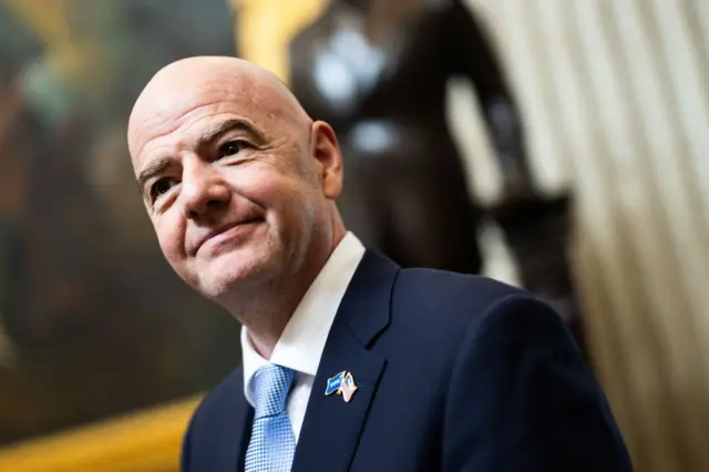 Gianni Infantino, president of the Federation International Football Association (FIFA)