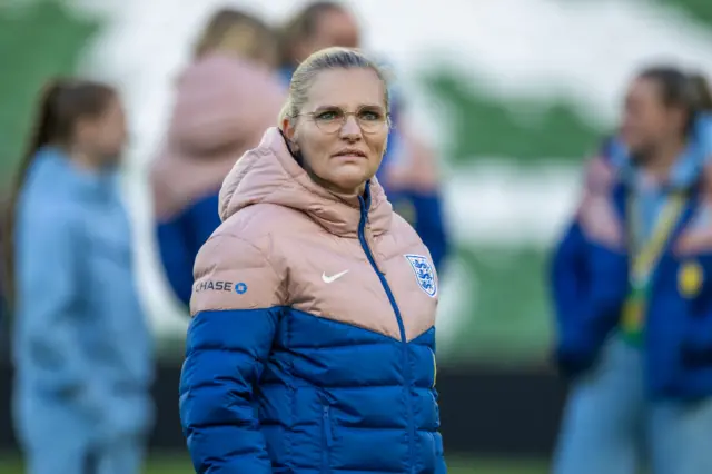 England coach Sarina Wiegman