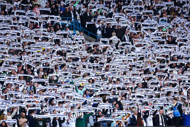 Leeds fans at Elland Road