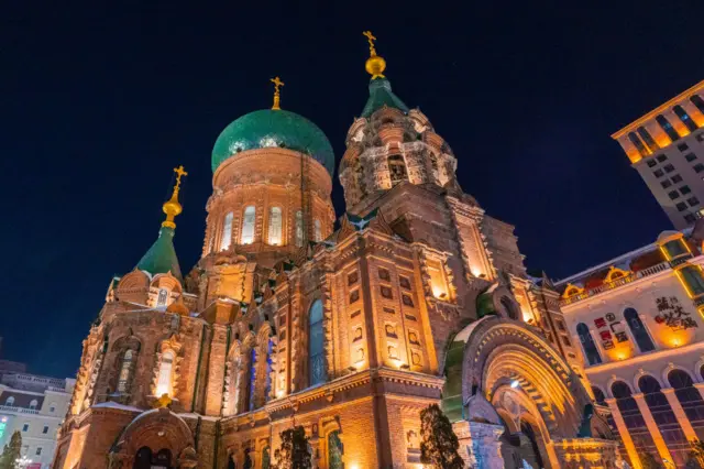 The Saint Sophia Cathedral in Harbin