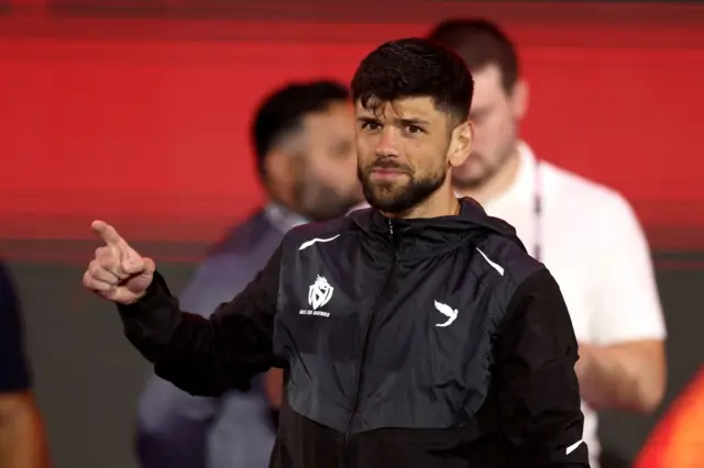 Joe Cordina points his finger