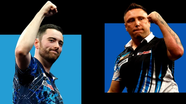 Luke Humphries and Gerwyn Price graphic