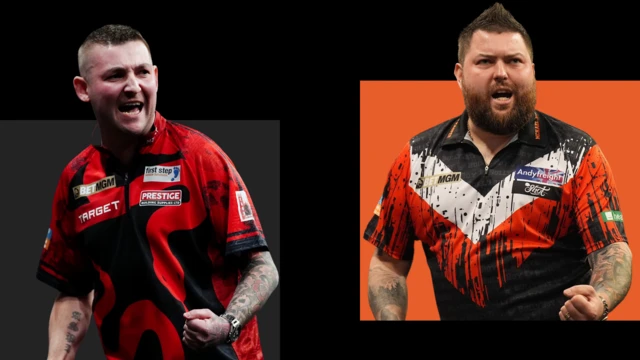 Nathan Aspinall and Michael Smith graphic