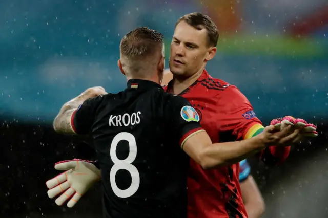 Manuel Neuer and Toni Kroos