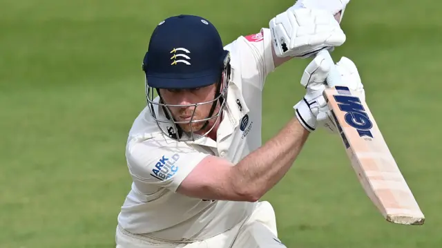 Sam Robson batting for Middlesex