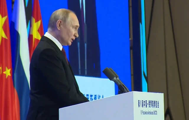 Putin at Russia-China trade expo in Harbin