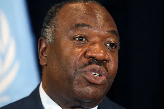 Ali Bongo Ondimba, President of Gabon attends the 68th session of the United Nations General Assembly on September 26, 2013 in New York City.