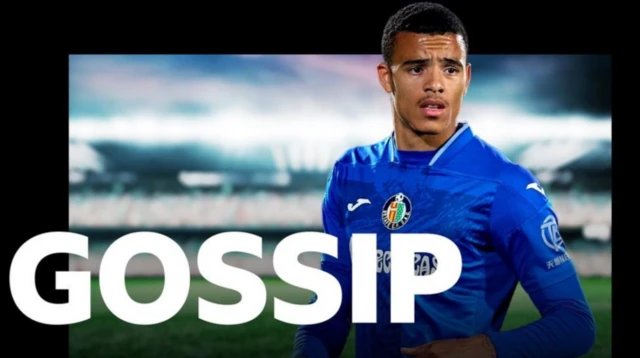 BBC Gossip image featuring Mason Greenwood