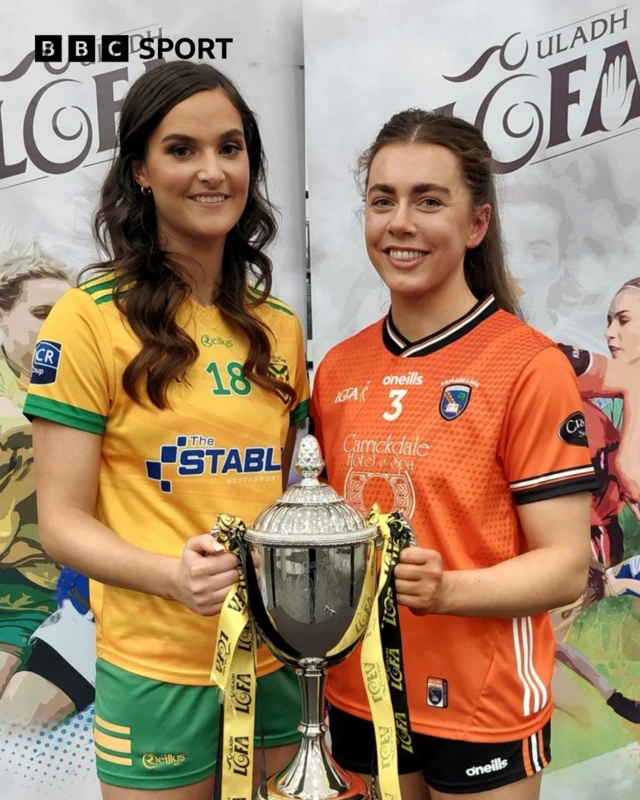 Suzanne White (Donegal) and Clodagh Mc Cambridge (Armagh)