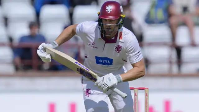 Tom Lammonby batting for Somerset