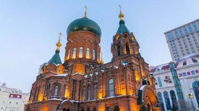 The Saint Sophia Cathedral in Harbin