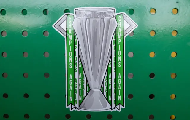 Scottish Prem trophy sticker