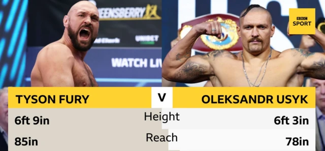 Tyson Fury and Oleksandr Usyk