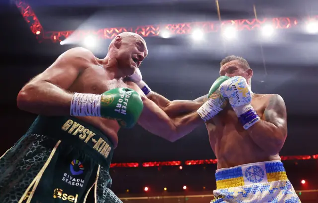 Tyson Fury and Oleksandr Usyk