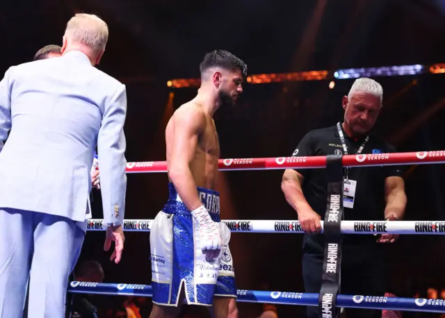 Joe Cordina looking disappointed