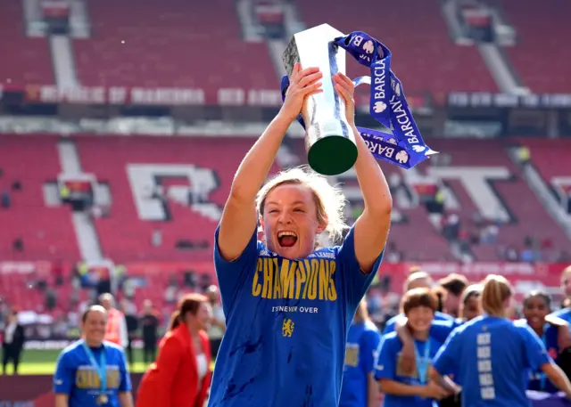 Erin Cuthbert with trophy