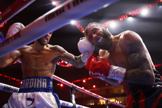 Joe Cordina punches Anthony Cacace