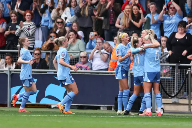 manchester City celebrate