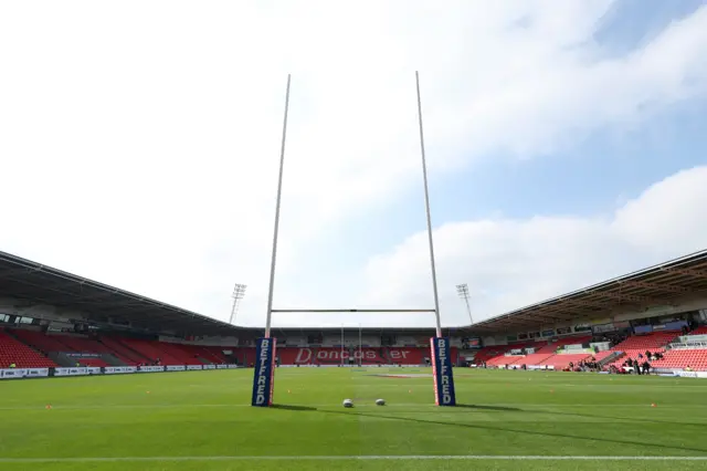 General view inside Doncaster's Eco-Power Stadium