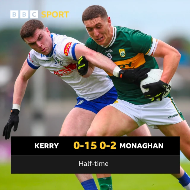 Kerry 0-15 Monaghan 0-2