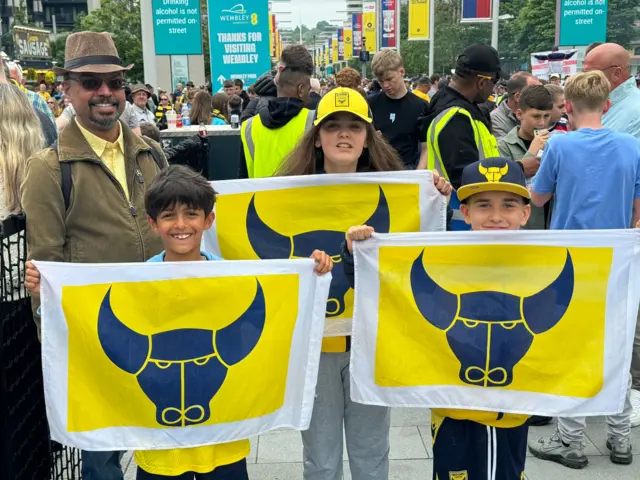 Fans at Wembley