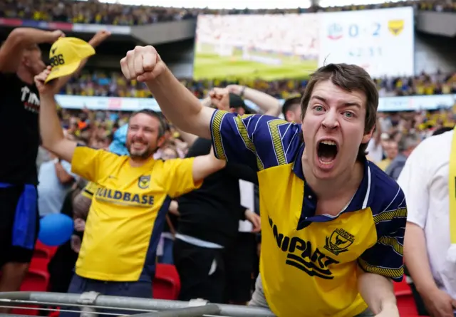 Oxford fans celebrate