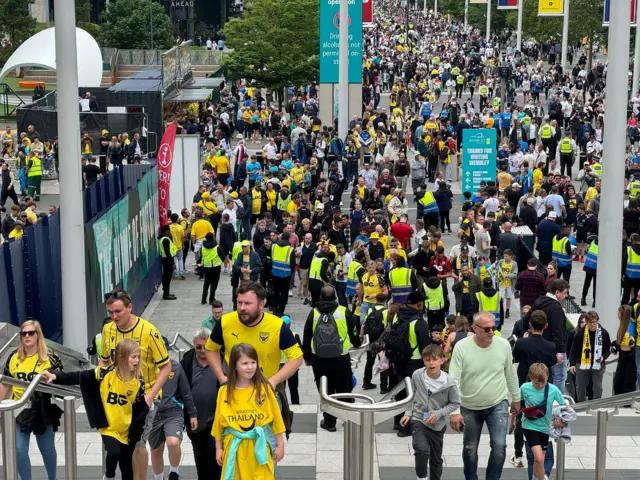 Fans at Wembley