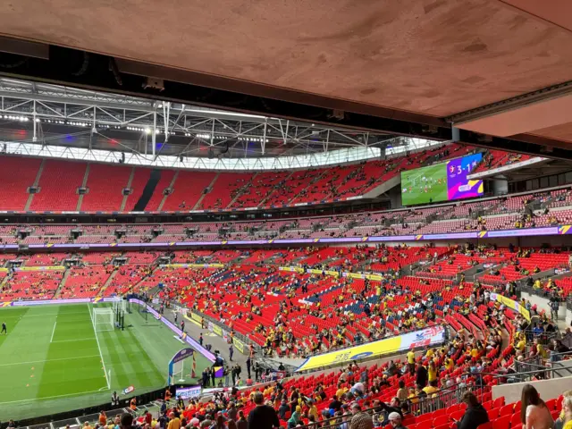 Wembley Stadium inside