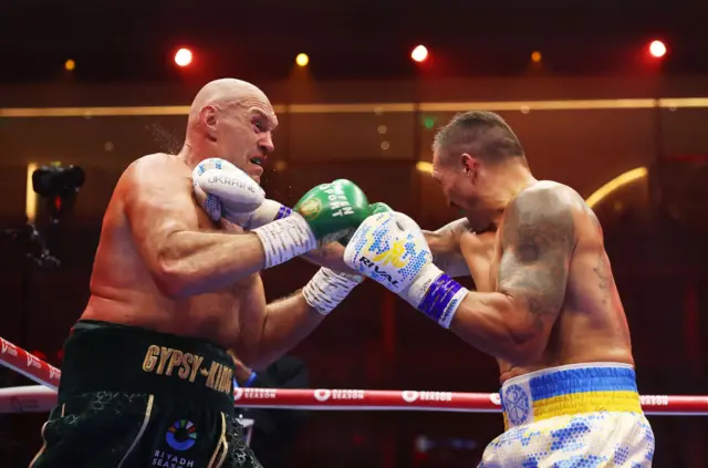 Tyson Fury and Oleksandr Usyk