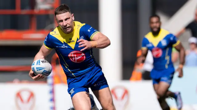 George Williams in action for Warrington