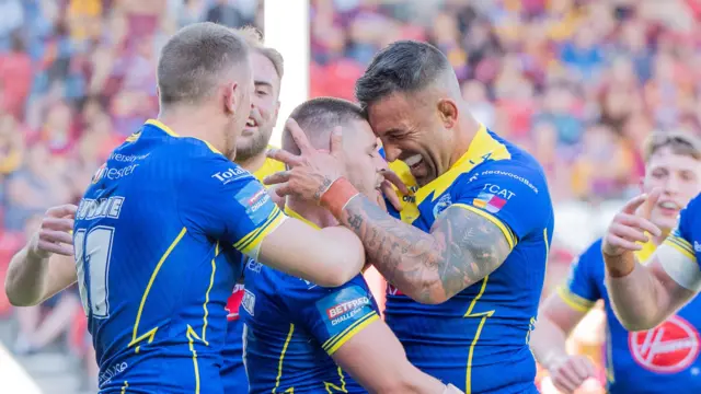 Warrington celebrate