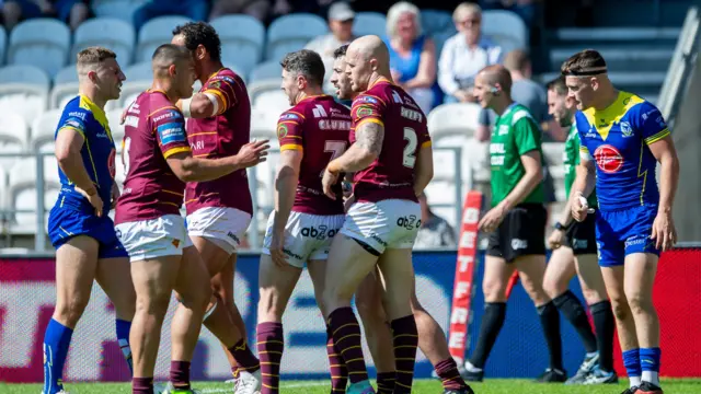 Huddersfield celebrate