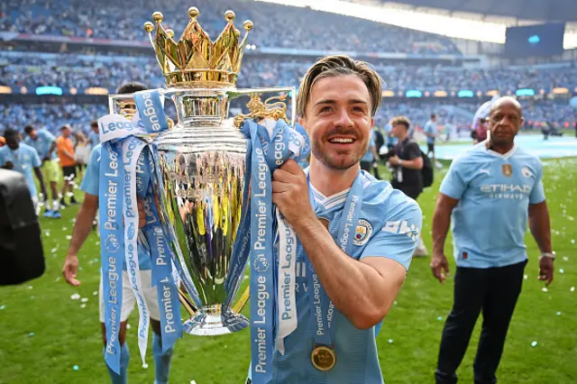 Jack Grealish of Manchester City celebrates