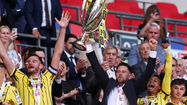 Oxford celebrate promotion