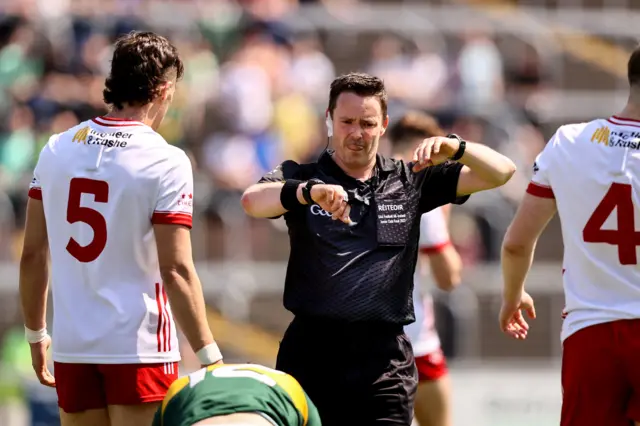 Referee Paddy Neilan