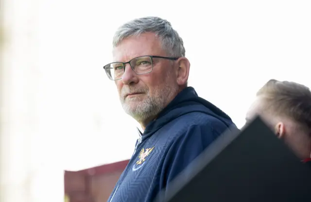 St Johnstone manager Craig Levein before a cinch Premiership match between Motherwell and St Johnstone at Fir Park, on May 19, 2024, in Motherwell, Scotland.