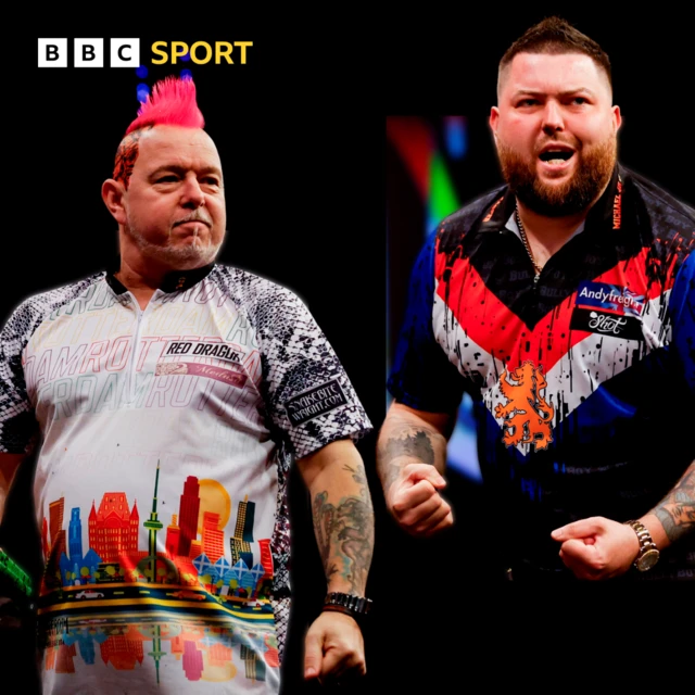 Peter Wright and Michael Smith graphic