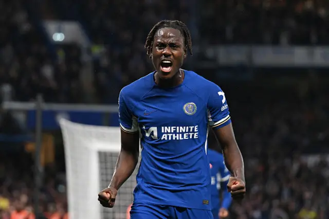 Trevoh Chalobah of Chelsea celebrates