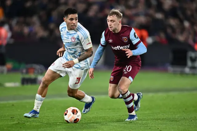 Francisco Ortega and Jarrod Bowen