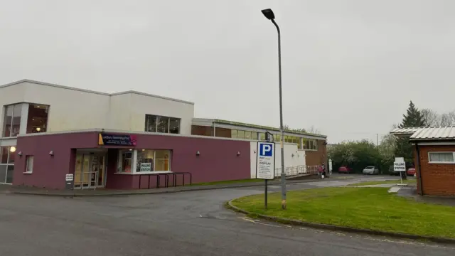 Polling stations at both the pool and the community hall in Ledbury