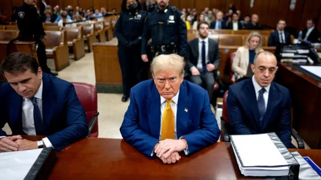 Donald Trump in court