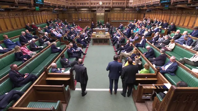 MPs in the House of Commons chamber