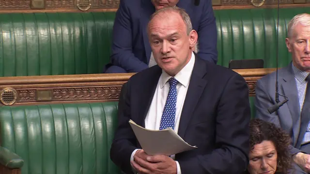 Ed Davey speaking in the House of Commons