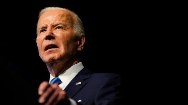 US President Joe Biden pictured in Detroit, Michigan, US on 19 May 2024.