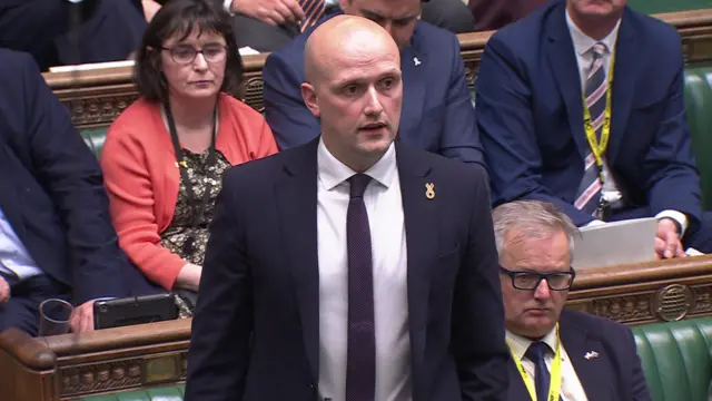 SNP leader Stephen Flynn speaking in the House of Commons