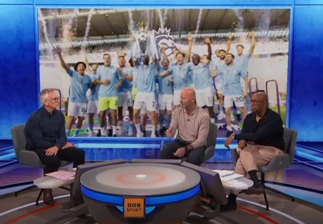 Gary Lineker, Alan Shearer and Ian Wright on Match of the Day