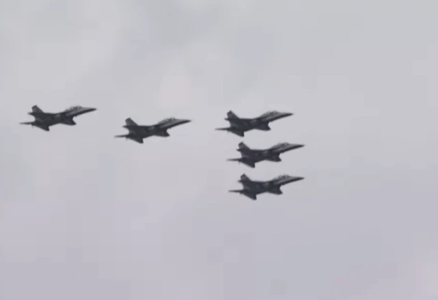 Military flyover